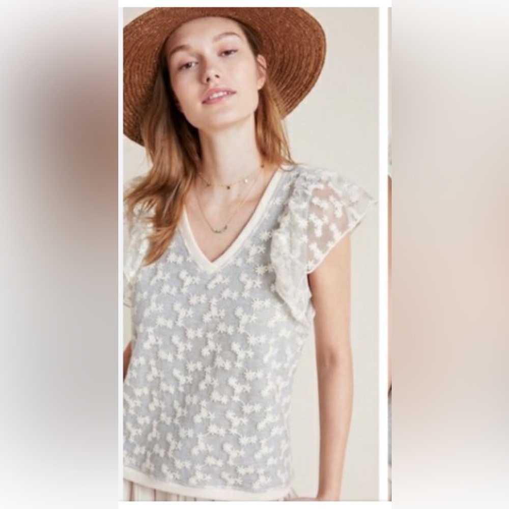 Anthropologie Amadi April Lace Top - Picture 4 of 15